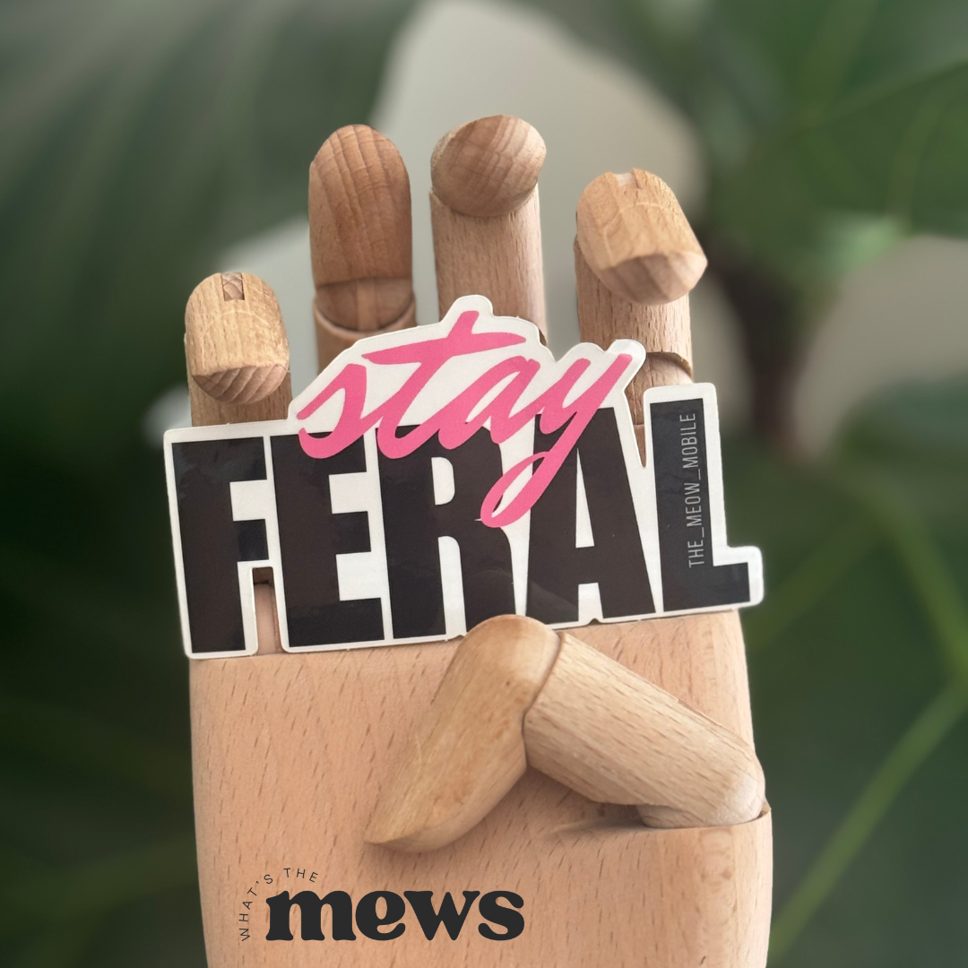 Stay Feral Sticker